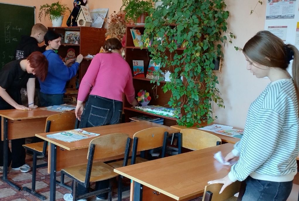 Принимаем участие в месячнике чистоты.