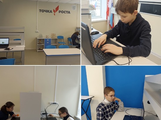 Занятие по функциональной грамотности для пятиклассников в "Точке роста".